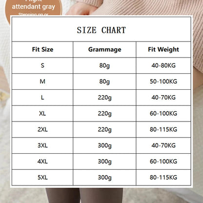 Thicken Thermal Stockings For Women Winter Velvet High Waist Elastic Sexy Translucent Pantyhose Female Thermal Tights Leggings